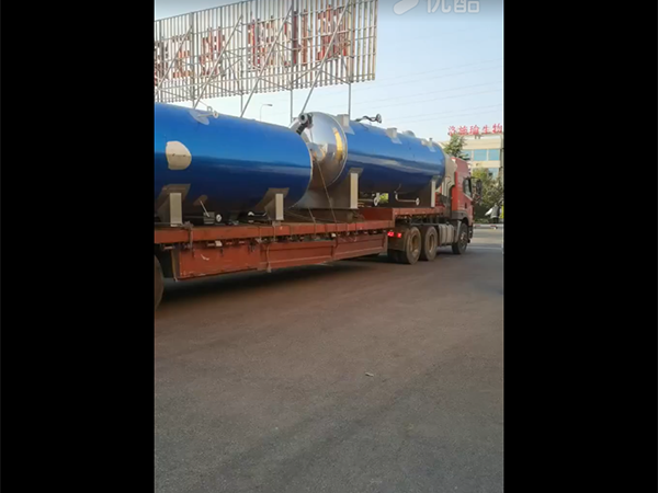 三台双层水浴杀菌锅发货